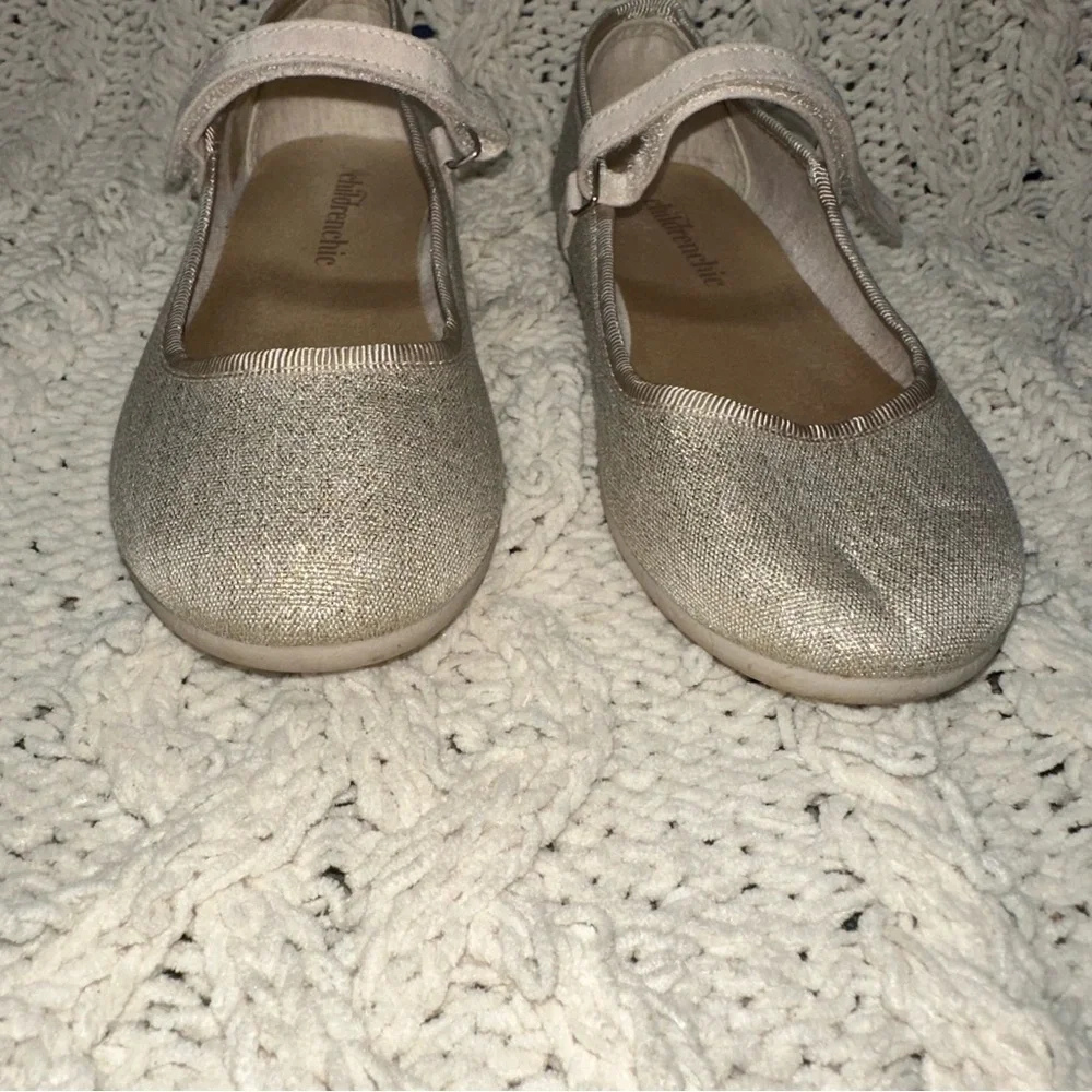 Childrenchic Cassie Mary Jane Sparkly Gold Dress Shoes EU 31/US 13.5
